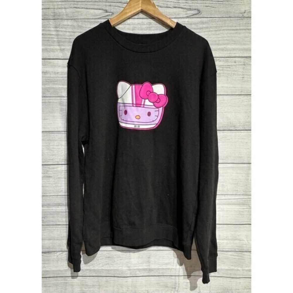 HELLO KITTY AND FRIENDS Sanrio TOKYO SPEED Pullover SWEATSHIRT Black XL